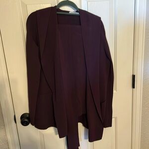 MM LAFLEUR Suit - Rogala Stretch Culotte and Jardigan in Concord - Size M